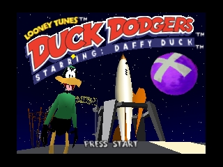 Duck Dodgers Starring Daffy Duck (USA) (En,Fr,Es) Title Screen